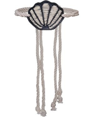 Johanna Ortiz Movimiento Marítimo Leather Belt - Black