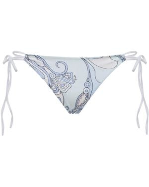 PUCCI Printed Bikini Bottoms - Blue