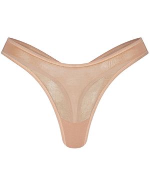 NEGATIVE Sieve Dipped Thong - White