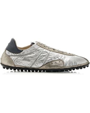 Maison Margiela Sprinters Lamé Trainers - Metallic