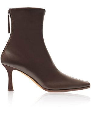 Emme Parsons Leather Ankle Boots - Brown