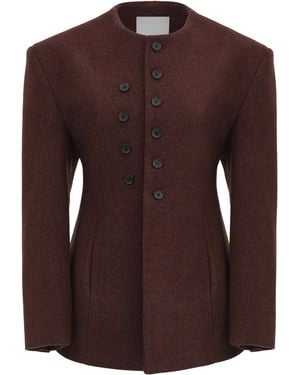 Source Unknown Banton Double-Breasted Jacket - Brown