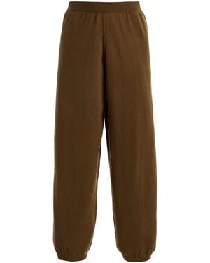 Frankie Shop Olia Knit Wool-Blend Joggers - Brown
