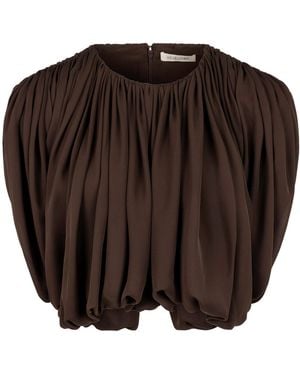 Heirlome Renata Silk Top - Brown