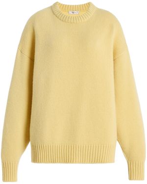 AMIYA Ursa Relaxed Cashmere Jumper - Yellow