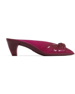 Chloé Jelly Mules - Red
