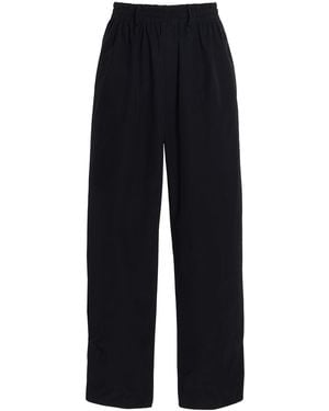 Brandon Maxwell The Teagan Cotton-Blend Straight-Leg Trousers - Blue