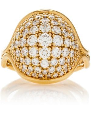 Fernando Jorge Fluid Small 18k Yellow Gold Diamond - Metallic