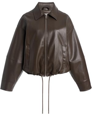 Apparis Ada Faux Leather Jacket - Brown