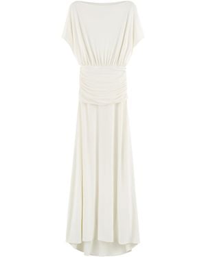ARAKII Ruffled Maxi Dress Exclusive - White