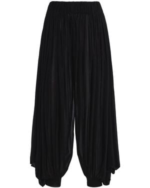 Burc Akyol Sultan Jersey Trousers - Black