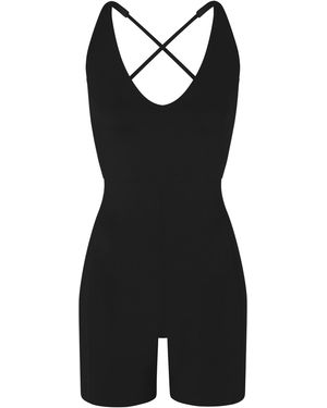 Left On Friday Weekender Playsuit - Black