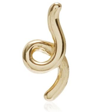 Bea Bongiasca Mini Loop 9k Yellow Gold Single Earring - Metallic