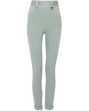 Chloé Satin-Finished Cigarette Pants - Green