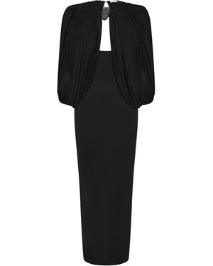 Rachel Gilbert April Cutout Midi Dress - Black
