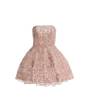 Francesca Miranda Peony Mini Dress - Pink