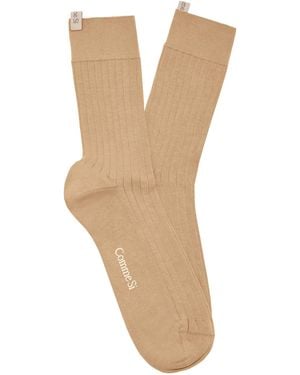Comme Si The Yves Cotton Sock - Natural