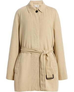 The Row Elisa Belted Twill Jacket - Natural