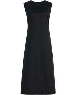 The Row Imara Cashmere Midi Dress - Black