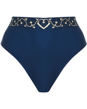 Sea Blaise Printed Bikini Bottom - Blue