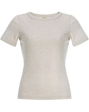 Flore Flore Car Cotton T-Shirt - White