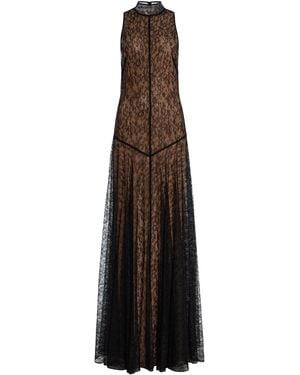 De La Vali Exclusive Foehn Lace Maxi Dress - Black
