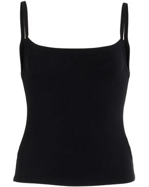 ÉTERNE 90's Jersey Tank Top - Black