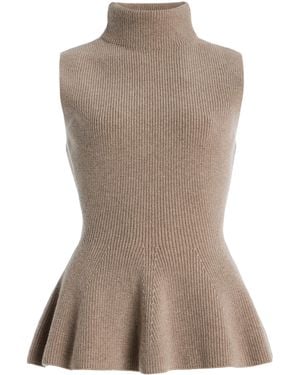 Rohe Sculptural Knit Wool-Cashmere Top - Pink