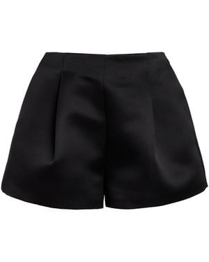 Ulla Johnson Isa Satin Mini Shorts - Black