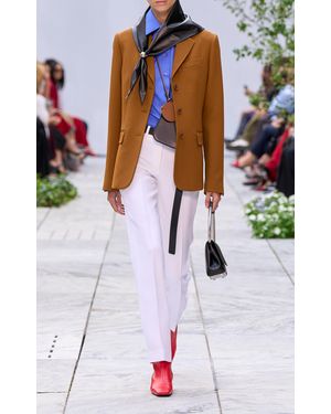 Michael Kors Leather Bandana - White