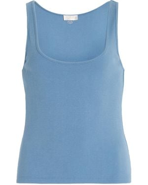 Posse Axel Stretch-cotton Tank Top - Blue