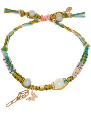 Joie Butterfly Silk Rocker Bracelet - Multicolor