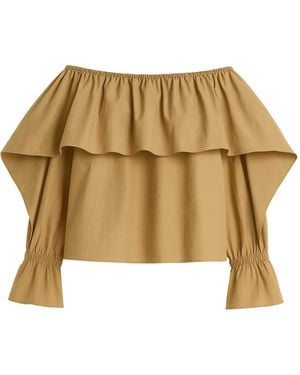 Franchise Sadie Cotton Top - Metallic