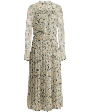 Altuzarra Birdy Printed Chiffon Maxi Dress - Natural