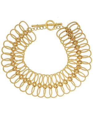 Sylvia Toledano Plated Xxl Link Necklace - Metallic