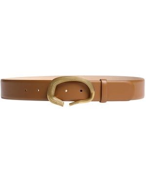 KHAITE Churro Leather Belt - Brown