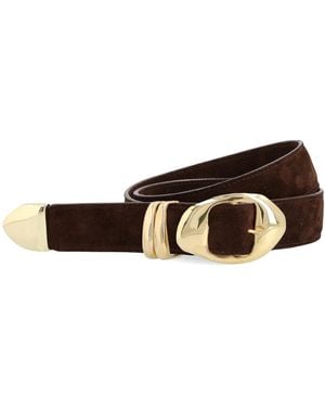 Amanu The Grumeti Suede Belt - White