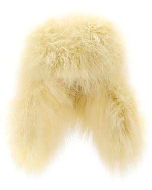 Jacquemus Grande Chapka Faux Fur Hat - Yellow