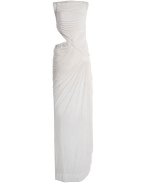 Christopher Esber Theia Cutout Jersey Maxi Dress - White