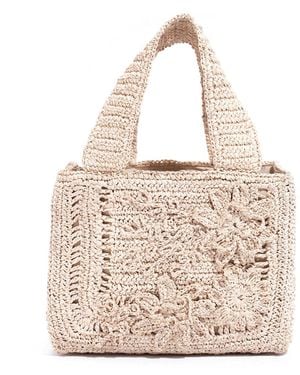 Emm Kuo Cooper Raffia Tote Bag - Natural