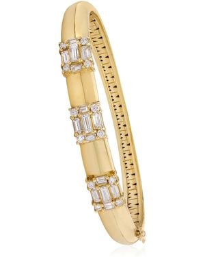 Mindi Mond New York Clarity 18K Diamond Bangle - Metallic