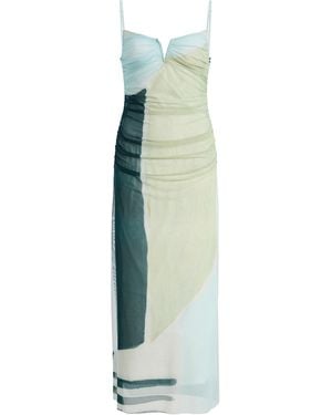 Significant Other Yusra Printed Midi Dress - Green