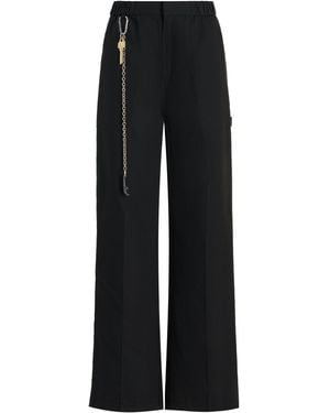 Tae Park Exclusive Painter Cotton-canvas Straight-leg Pants - Black