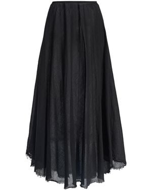 All Three Elysia Boho Midi Skirt - Black