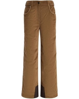 Moncler Corduroy Ski Pants - Natural