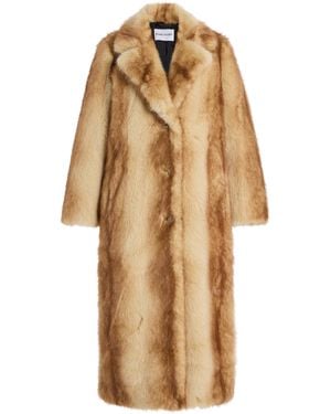 Stand Studio Nora Faux Fur Coat - Natural
