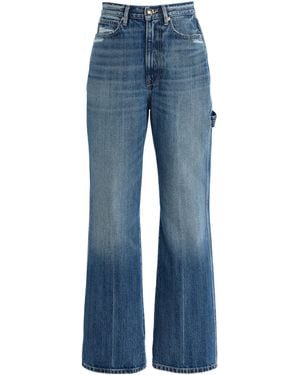 RÙADH The Clyde Rigid High-Rise Flared Jeans - Blue