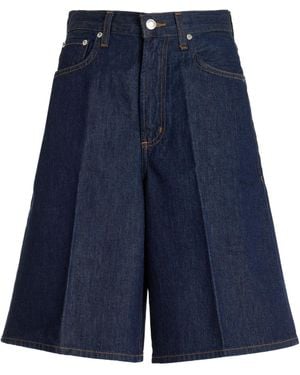 Agolde Nolan Denim Shorts - Blue