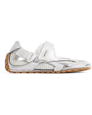 Bottega Veneta Orbit Mesh Mary-Jane Trainers - White