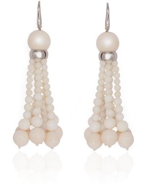 Le Sundial Venice Opera Ivory Earrings - White